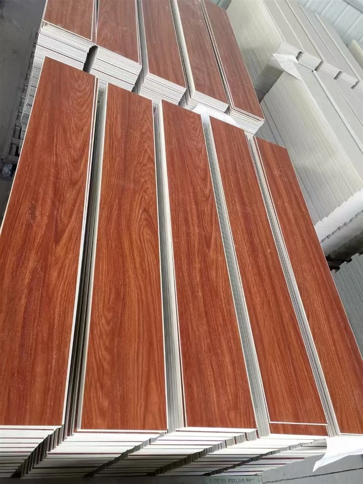 Wooden Click Lock Spc Flooring PVC Vinyl Plank Tiles factory
